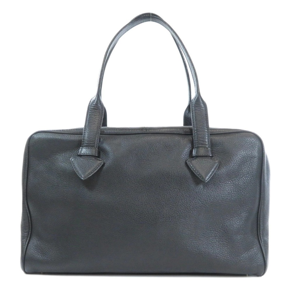 Loewe embossed Boston bag logo Heritage black